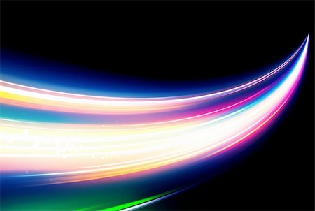 simsearch:400-04213608,k - Vector illustration of neon abstract background made of blurred magic color light curved lines Stock Photo - Budget Royalty-Free & Subscription, Code: 400-04319890