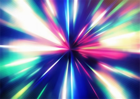 simsearch:400-04213608,k - Vector illustration of abstract background with blurred magic neon color light rays Stock Photo - Budget Royalty-Free & Subscription, Code: 400-04310172