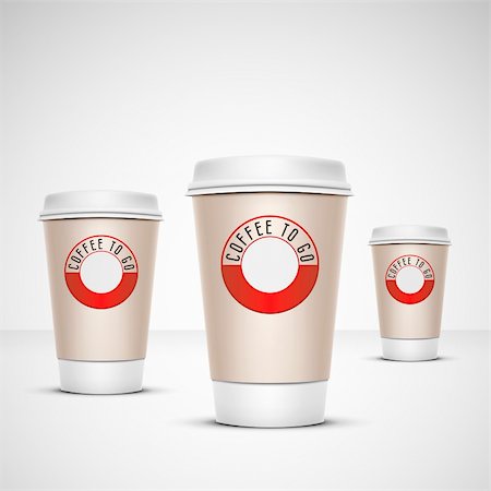simsearch:400-05336522,k - A coffee cup vector illustration with the words coffee to go Stock Photo - Budget Royalty-Free & Subscription, Code: 400-04311989