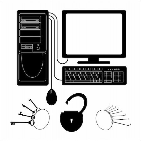 simsearch:400-04218243,k - Computer Safety Stock Photo - Budget Royalty-Free & Subscription, Code: 400-04312935