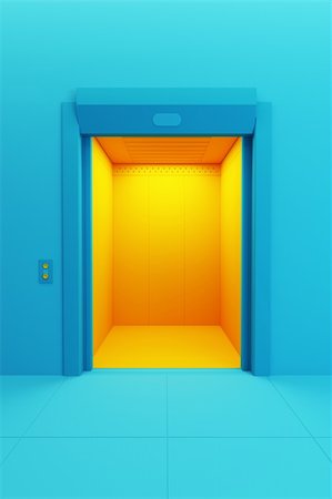 simsearch:400-04285452,k - modern elevator with open doors Stock Photo - Budget Royalty-Free & Subscription, Code: 400-04326254