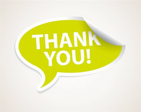 sold sign - Thank you speech bubble as sticker / label with white border Stock Photo - Budget Royalty-Free & Subscription, Code: 400-04326499
