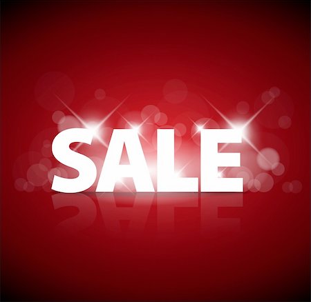 sparks pictures with white background - Big red sale advertisement with sparks on red background Photographie de stock - Aubaine LD & Abonnement, Code: 400-04327861