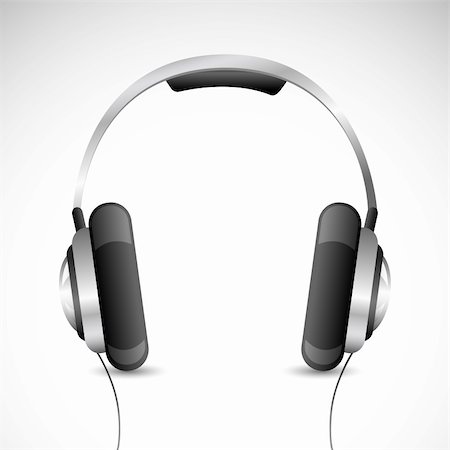 speakers graphics - illustration of headphone kept on isolated background Stock Photo - Budget Royalty-Free & Subscription, Code: 400-04328205