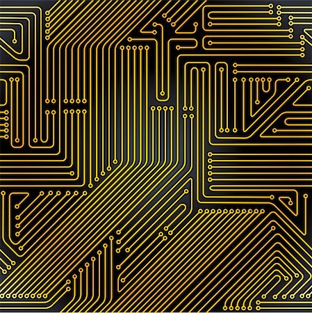 simsearch:400-07617373,k - Computer circuit board seamless pattern. Computer electronic technology vector background. Stock Photo - Budget Royalty-Free & Subscription, Code: 400-04328777
