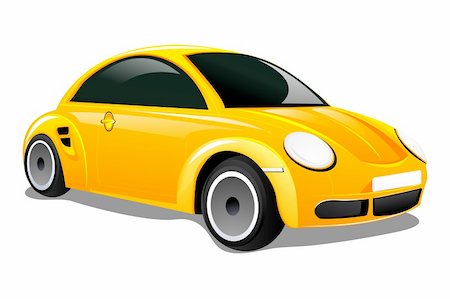 simsearch:400-05034481,k - illustration of trendy sport car on isolated background Stock Photo - Budget Royalty-Free & Subscription, Code: 400-04329072