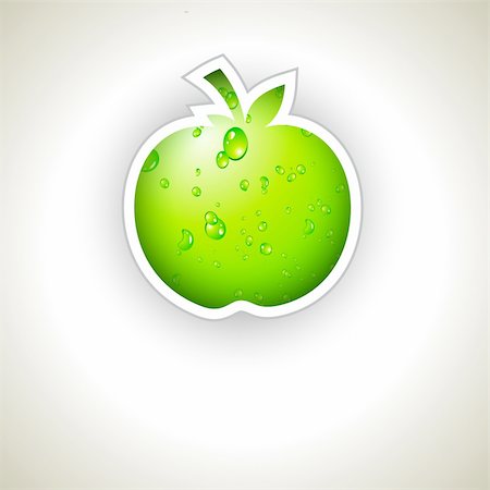 Go Green and Recycle Everything Slogan with green liquid apple for Eco Flyers Stock Photo - Budget Royalty-Free & Subscription, Code: 400-04320055