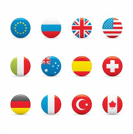 pixelstudio (artist) - World Flags set in EPS 8 and JPG. Stock Photo - Budget Royalty-Free & Subscription, Code: 400-04321919