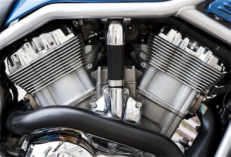 Engine of the motorcycle Stock Photo - Budget Royalty-Free & Subscription, Code: 400-04322780
