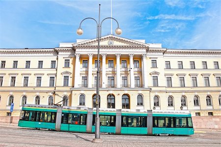 simsearch:862-06541761,k - tram in the centre of Helsinki, Finland Stock Photo - Budget Royalty-Free & Subscription, Code: 400-04323515