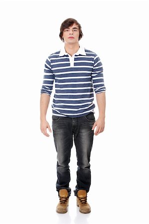 simsearch:400-04335148,k - Young man,isolated on a white background Foto de stock - Super Valor sin royalties y Suscripción, Código: 400-04335146