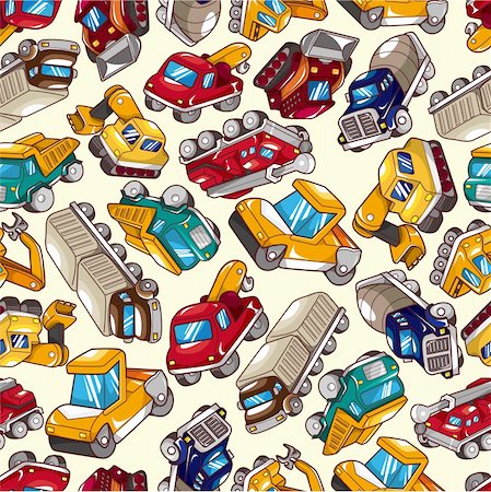 simsearch:400-04274028,k - seamless truck pattern Stock Photo - Budget Royalty-Free & Subscription, Code: 400-04335544