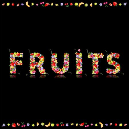 simsearch:400-04336402,k - Fruit for your design. See others in my gallery Photographie de stock - Aubaine LD & Abonnement, Code: 400-04336290