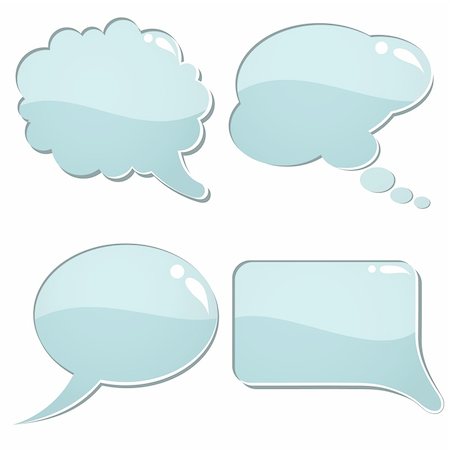 simsearch:400-04320168,k - Set of speech and thought bubbles, element for design, vector illustration Stock Photo - Budget Royalty-Free & Subscription, Code: 400-04336902