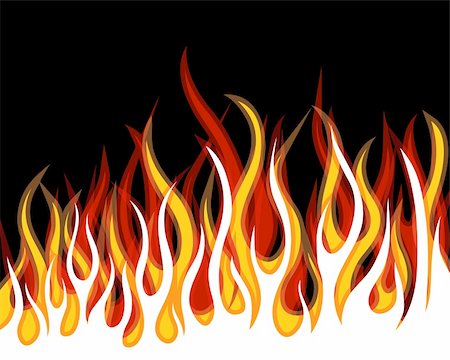 simsearch:400-04159167,k - Inferno fire vector background for design use Stock Photo - Budget Royalty-Free & Subscription, Code: 400-04337374
