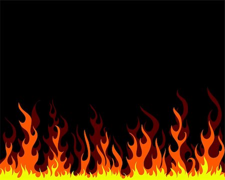 simsearch:400-04159167,k - Inferno fire vector background for design use Stock Photo - Budget Royalty-Free & Subscription, Code: 400-04337375