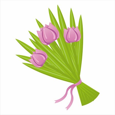 simsearch:400-04330288,k - bunch of tulips isolated on white Stock Photo - Budget Royalty-Free & Subscription, Code: 400-04338122