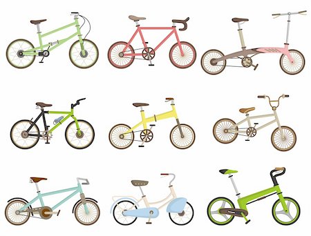 simsearch:400-04337089,k - cartoon bicycle icon Stock Photo - Budget Royalty-Free & Subscription, Code: 400-04338298