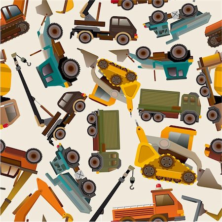 simsearch:400-04274028,k - seamless truck pattern Stock Photo - Budget Royalty-Free & Subscription, Code: 400-04338811