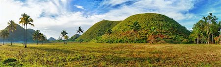 Panorama of The Chocolate Hills. Bohol, Philippines Stock Photo - Budget Royalty-Free & Subscription, Code: 400-04339279