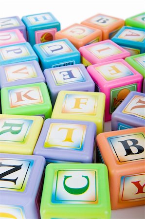 simsearch:600-02346205,k - Learning and education concept - pile of alphabet blocks Stock Photo - Budget Royalty-Free & Subscription, Code: 400-04331476