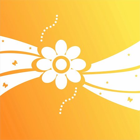 simsearch:400-04330288,k - orange floral background Stock Photo - Budget Royalty-Free & Subscription, Code: 400-04332782