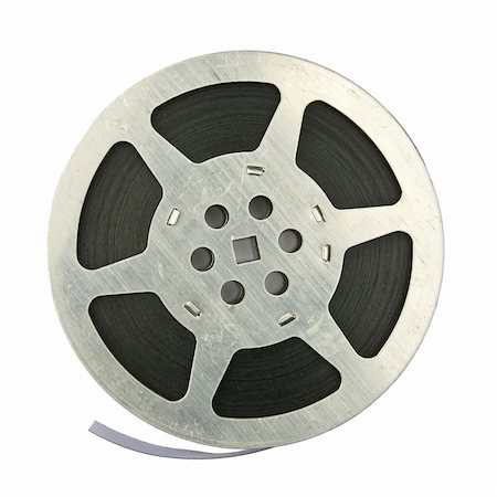 16mm vintage motion picture film reel, isolated on white background Stock Photo - Budget Royalty-Free & Subscription, Code: 400-04344977