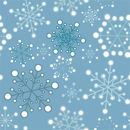 simsearch:400-04642641,k - Winter - blue christmas seamless pattern / texture with snowflakes Stock Photo - Budget Royalty-Free & Subscription, Code: 400-04347524