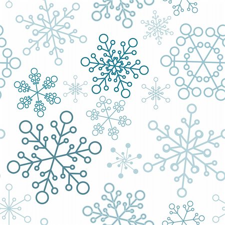 simsearch:400-04642641,k - Winter - blue christmas seamless pattern / texture with snowflakes Stock Photo - Budget Royalty-Free & Subscription, Code: 400-04347525