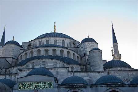 The Blue Mosque - Wide View Photographie de stock - Aubaine LD & Abonnement, Code: 400-04348630