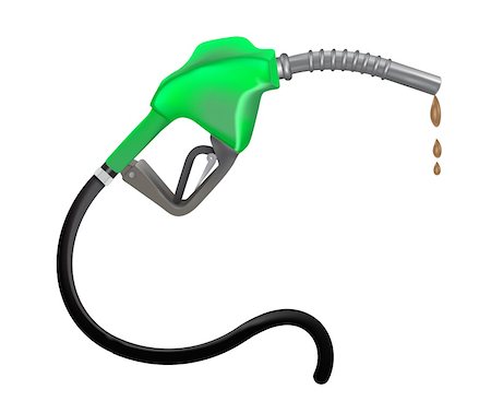 Gasoline nozzle vector illustration Stock Photo - Budget Royalty-Free & Subscription, Code: 400-04348646