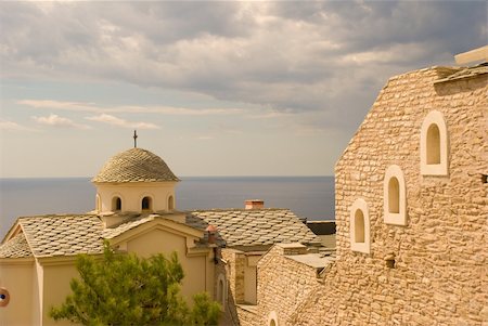 View from St Archangel Michael Monastery with the church Stock Photo - Budget Royalty-Free & Subscription, Code: 400-04348724
