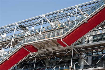 The building of Pompidou center in Paris, France Stock Photo - Budget Royalty-Free & Subscription, Code: 400-04348805