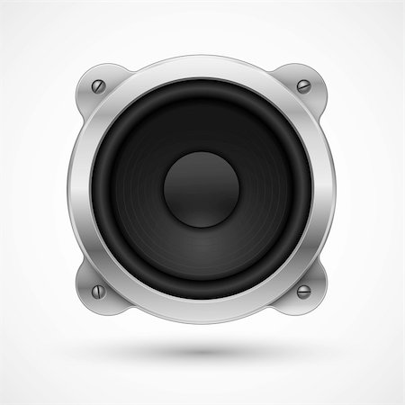 simsearch:400-04084371,k - Speaker icon. Element for your urban design. Stock Photo - Budget Royalty-Free & Subscription, Code: 400-04340202