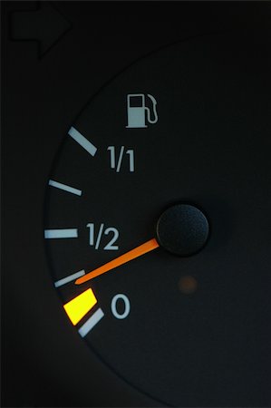 fuel indicator - Petrol meter showing low petrol level Stock Photo - Budget Royalty-Free & Subscription, Code: 400-04340385