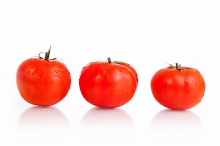 simsearch:400-04393672,k - red tomato vegetable fruits isolated on the white background Stock Photo - Budget Royalty-Free & Subscription, Code: 400-04342666