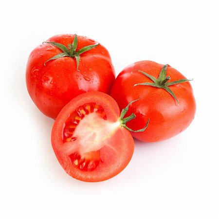 simsearch:400-04393672,k - red tomato vegetable fruits isolated on the white background Stock Photo - Budget Royalty-Free & Subscription, Code: 400-04342668