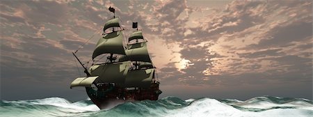 simsearch:400-04208691,k - The Prince William ship was a two masted brigantine which sailed in September 1815 from Sutherland to Pictou with 19 families. Stock Photo - Budget Royalty-Free & Subscription, Code: 400-04354264
