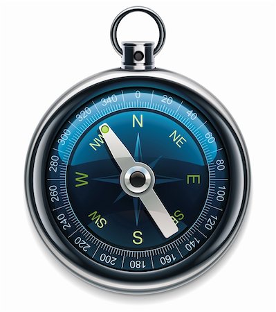 Extralarge detailed compass icon Stock Photo - Budget Royalty-Free & Subscription, Code: 400-04354865
