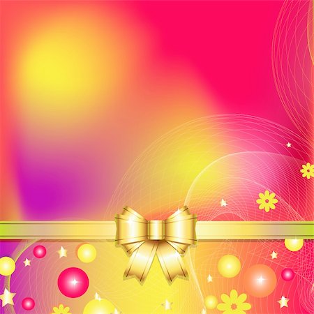 simsearch:400-05381288,k - colorful abstract vector illustration background with bow Stock Photo - Budget Royalty-Free & Subscription, Code: 400-04357289