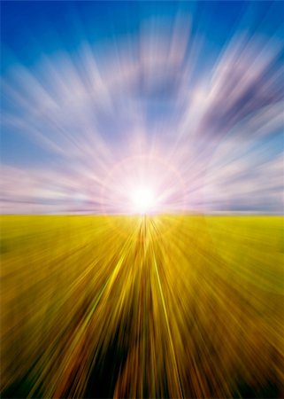 simsearch:700-02265197,k - Abstract motion blurred meadow and sky with sun Stock Photo - Budget Royalty-Free & Subscription, Code: 400-04352365