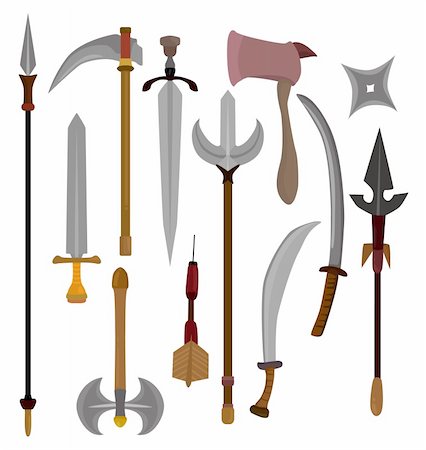 simsearch:400-04912674,k - cartoon weapon icon Stock Photo - Budget Royalty-Free & Subscription, Code: 400-04364848