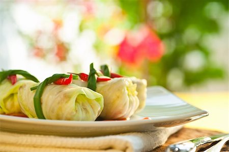 Stuffed Cabbage Stock Photo - Budget Royalty-Free & Subscription, Code: 400-04365733