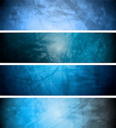 Vector textural banners in grunge style. Eps 10 Stock Photo - Budget Royalty-Free & Subscription, Code: 400-04369962
