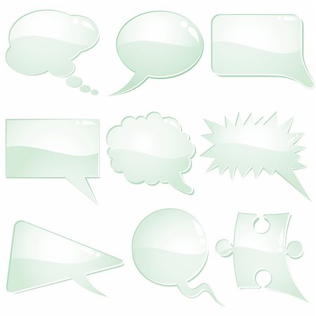 simsearch:400-04320168,k - Set of speech and thought bubbles, element for design, vector illustration Stock Photo - Budget Royalty-Free & Subscription, Code: 400-04362234
