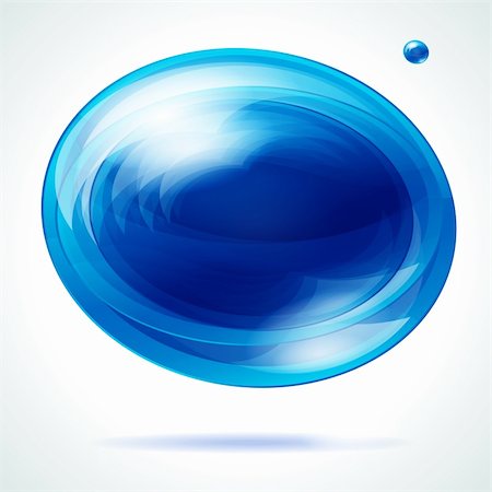 simsearch:400-04326432,k - Vivid blue bubble. Stock Photo - Budget Royalty-Free & Subscription, Code: 400-04363419