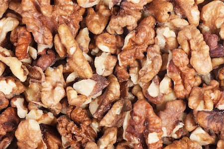 simsearch:400-04833195,k - Closeup view of peeled walnuts. Nature background. Stock Photo - Budget Royalty-Free & Subscription, Code: 400-04376354