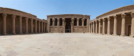 Main entrance to the Temple of Edfu in Egypt Stock Photo - Budget Royalty-Free & Subscription, Code: 400-04378225