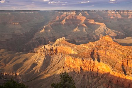 simsearch:400-04021596,k - Beautiful Landscape of the Grand Canyon, Arizona at Sunset. Foto de stock - Super Valor sin royalties y Suscripción, Código: 400-04378636