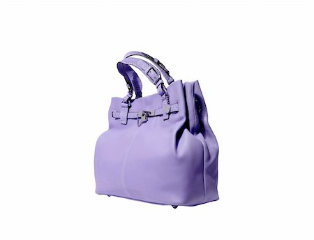 simsearch:400-04263617,k - Purple woman bag isolated on the white background Photographie de stock - Aubaine LD & Abonnement, Code: 400-04372934